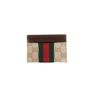 Gucci Coated GG Canvas Card Holder