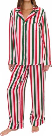 Show me your Mumu Classic Pj Set In Jolly Stripes