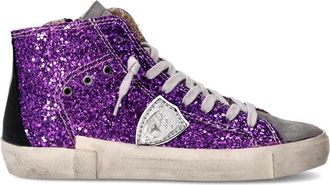 Philippe Model Sneakers Prsx Tennis - Dames - Sneakers - Paars - 36 EU - Katoen - Schoenen