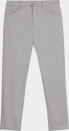 Canali Men & apos;s Cotton Slim-Straight Fit Five-Pocket Pants
