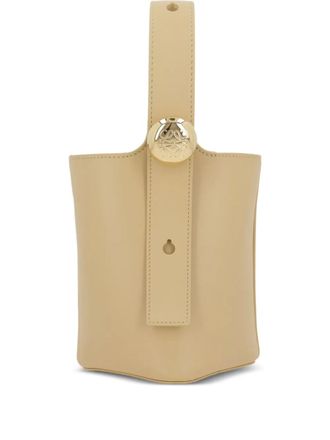 Loewe Pebble mini bucket-tas - Beige