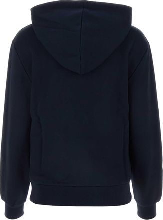 A.P.C. Womens Standard Hoodie Navy Cotton Organic Sweater