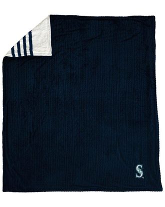 Pegasus Sports Seattle Mariners Mlb Sherpa Stripe Blanket