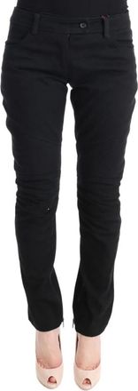 Ermanno Scervino Slim Fit Casual Broeken - Dames - Slim Fit Jeans - Zwart - M - Katoen - Jeans