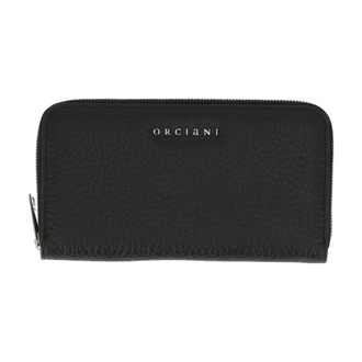 Orciani Portafoglio Zip Around Soft - Accessories - Mujer - Negro - ONE SIZE