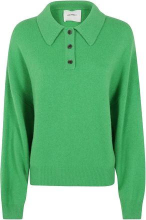 Lisa Yang Etta Sweater - Dames - Cashmere truien - Groen - S - Kasjmier - Truien & Vesten