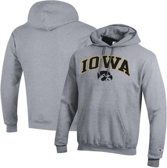 Champion Mens Champion Heather Gray Iowa Hawkeyes Arched Logo Fleece Pullover Hoodie at Nordstrom, Size Xx-Large