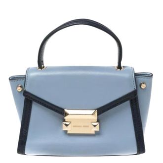 Michael Kors Pre-owned Handbags, female, Blue, Size: ONE SIZE Pre-owned Leather handbags