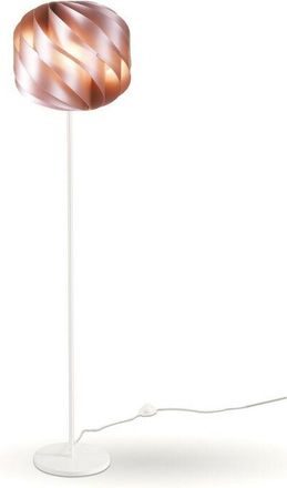 Linea Zero Metal Rosa Base Y V&aacute;stago De Metal Cm. 40x170h