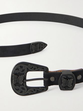 Needles Papillon 2.5cm Suede Belt