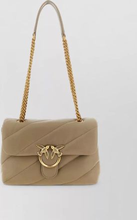 Pinko love bag puff maxi leather quilted shoulder bag