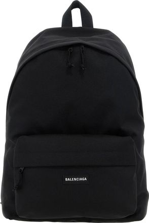Balenciaga Explorer Backpack - Dames - Rugzakken - Zwart - ONE Size - Katoen - Tassen