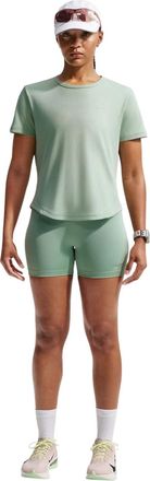 Nike Swoosh Dri-FIT-shirt voor dames (Groen)