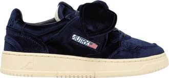 Autry Sneakers, female, Blue, 6 UK, Medalist Low in Velvet