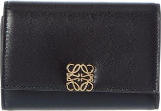 Loewe Puffer Anagram Small Leather Vertical Wallet