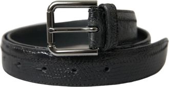 Dolce & Gabbana Belts - Heren - Riemen - Zwart - ONE Size - Leer - Accessoires