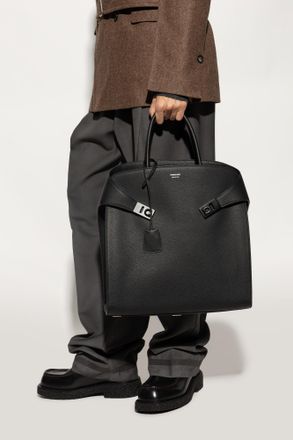 Ferragamo Bag Hug Type Shopper, Mens, Black