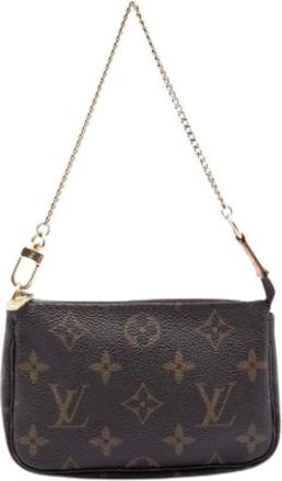 Louis Vuitton Pre-owned Mini Bags, female, Brown, Size: ONE SIZE Pre-owned Mini Pochette Accessoires