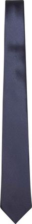 Saint Laurent Ties, male, Blue, Size: ONE SIZE Silk Satin Tie