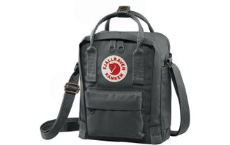 Fj&auml;llr&auml;ven Umh&auml;ngetasche FJ&Auml;LLR&Auml;VEN Kanken Sling, Damen, Gr. B/H/T: 15cm x 20cm x 8cm, grau (dunkelgrau), Vinylon, Taschen Umh&auml;ngetasche