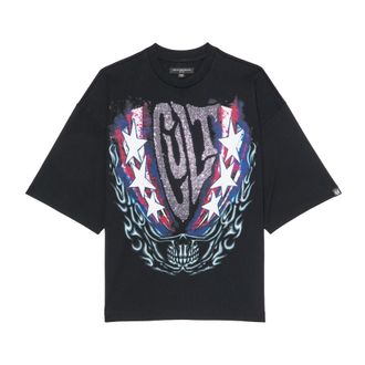 Cult of Individuality OVERSIZED SHORT SLEEVE CREW NECK TEE LIVING THE DREAM
