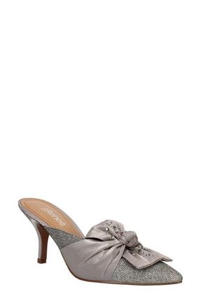 J. Reneé Mianna Kitten Heel Pointed Toe Mule in Pewter at Nordstrom, Size 8.5