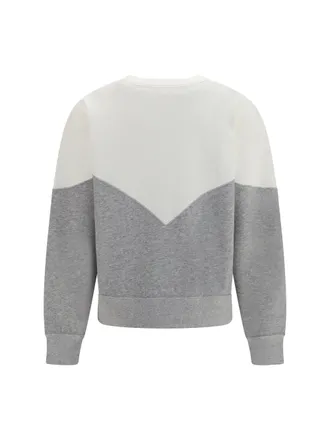 Isabel Marant Womens Cotton Houston Sweatshirt Off White-Light Grey Cotton; Polyester Sweatshirts White/light Sweater