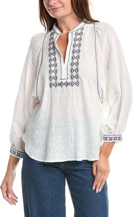 Max Studio Side Tab Button Front Shirt