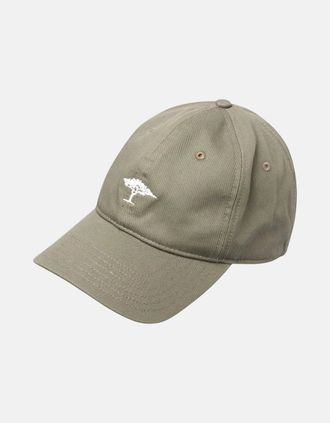 Fynch-Hatton Mens New Tree Baseball Cap Dark Khaki - Green - Size: ONE size