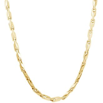 Pompeii3 Mens 14k Gold (47gram) or Platinum (88gram) 4.5mm Link Chain Necklace 20