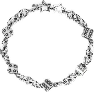 mnml Mens Dice Chain Bracelet in Silver at Nordstrom