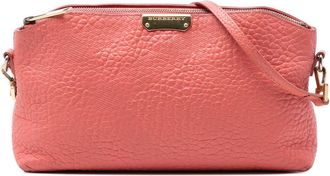 Burberry Pre-owned Burberry Small Grain Check Embossed Leather Chichester Crossbody Ladies VAHU29FBO7P11XGR