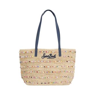 MC2 Saint Barth Raffia City Mid Bag - - Bags - Donna - Beige - ONE SIZE