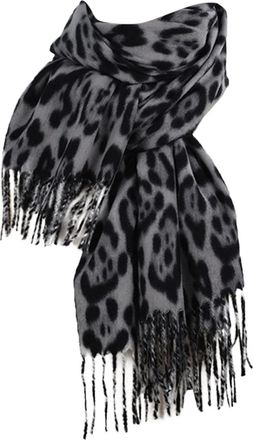 Generic Women Fall Winter Scarf Classic Leopard Print Scarf Warm Soft Chunky Large Blanket Wrap Shawl Scarves 1 Pack Womens And Plaid