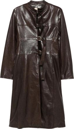 Paloma Wool Leather Outerwears Marrone-Donna