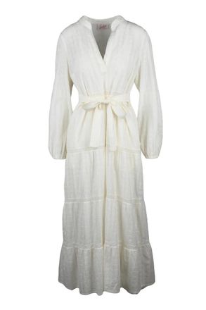 MC2 Saint Barth Midi Dress with Relaxed Tiered Design