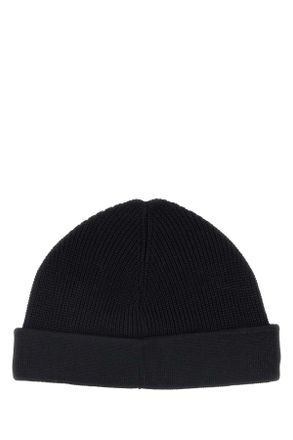 C.P. Company Mens Metropolis Cotton Knit Beanie Black