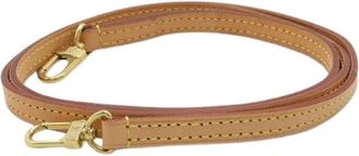 Louis Vuitton Pre-owned Accessories, male, Beige, Size: ONE SIZE Pre-owned Leather Shoulder Strap