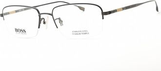 HUGO BOSS Demo Rectangular Mens Eyeglasses BOSS 1298/F 0R81 56