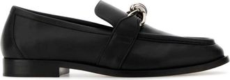 Bottega Veneta Black Leather Loafers