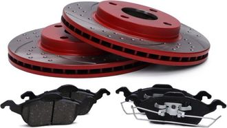 OEM Discos + Pastillas De Freno Ford Focus I Focus I Turnier Delantero