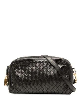 Bottega Veneta 1900s Nappa Intrecciato crossbodytas - Zwart