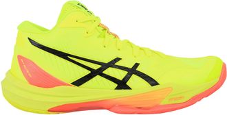 Asics Asics Skye Elite FF MT 3 Paris Womens Yellow Volleyball Shoes - Size UK 6.5