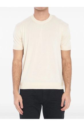 Moncler KNITTED CREWNECK T SHIRT Size: XL, colour: BEIGE