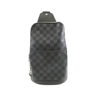 Louis Vuitton Black Silver Leather Shoulder Bag (Pre-Owned)