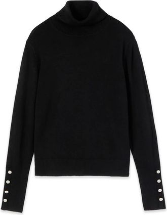 Oltre Turtleneck trui - Dames - Truien - Zwart - Maat: S Nylon