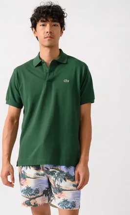 Lacoste Mens Lacoste Classic Fit L.12.12 Mens Short Sleeve Polo Shirt - Green 132 - Size: 44