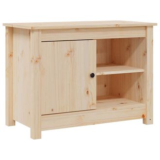 vidaXL Vidaxl - Mueble De Tv De Madera Maciza De Pino 70x36,5x52 Cm