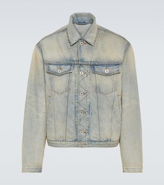 Kenzo Drawn Varsity embroidered denim jacket