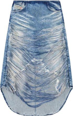 Diesel Gonna con frange - Blu